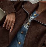 Hudson Bomber Jacket - Brown - Go - Dolly
