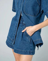 Hunter Denim Shorts - Indigo Denim - Go - Dolly