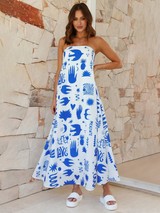 Jamala Blue Maxi Dress