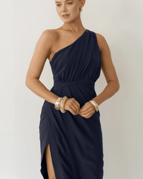 Isabel Dress - Navy - Go - Dolly