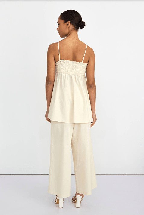 Isla Cotton Wide Leg Pants - Go - Dolly