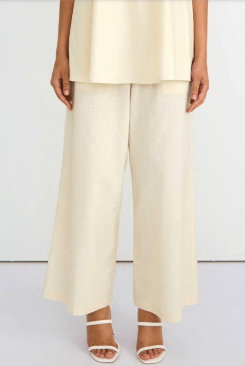 Isla Cotton Wide Leg Pants - Go - Dolly