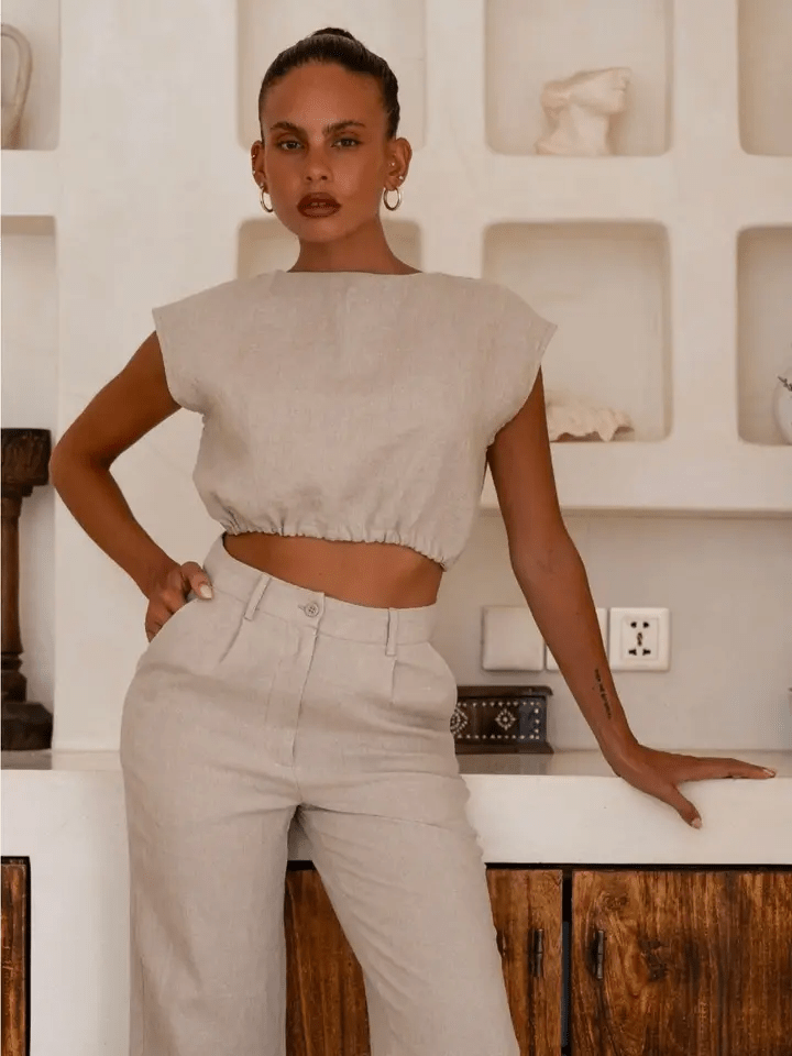 Jessica Top - Natural Beige - Go - Dolly