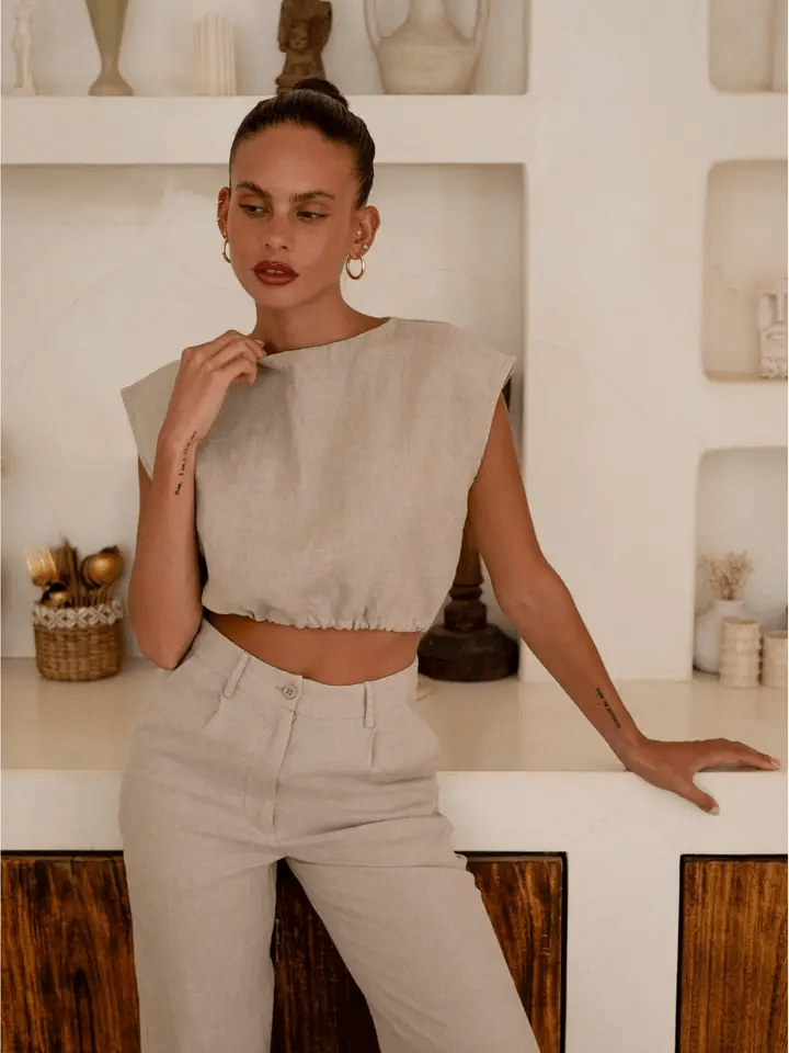 Jessica Top - Natural Beige - Go - Dolly