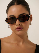 Kaiya Angular Sunglasses - Tort - Go - Dolly