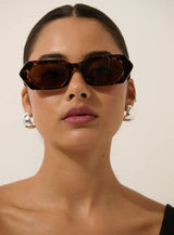 Kaiya Angular Sunglasses - Tort - Go - Dolly