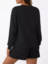 Kara Long Sleeve Top and Shorts Set - Turquoise - Go - Dolly