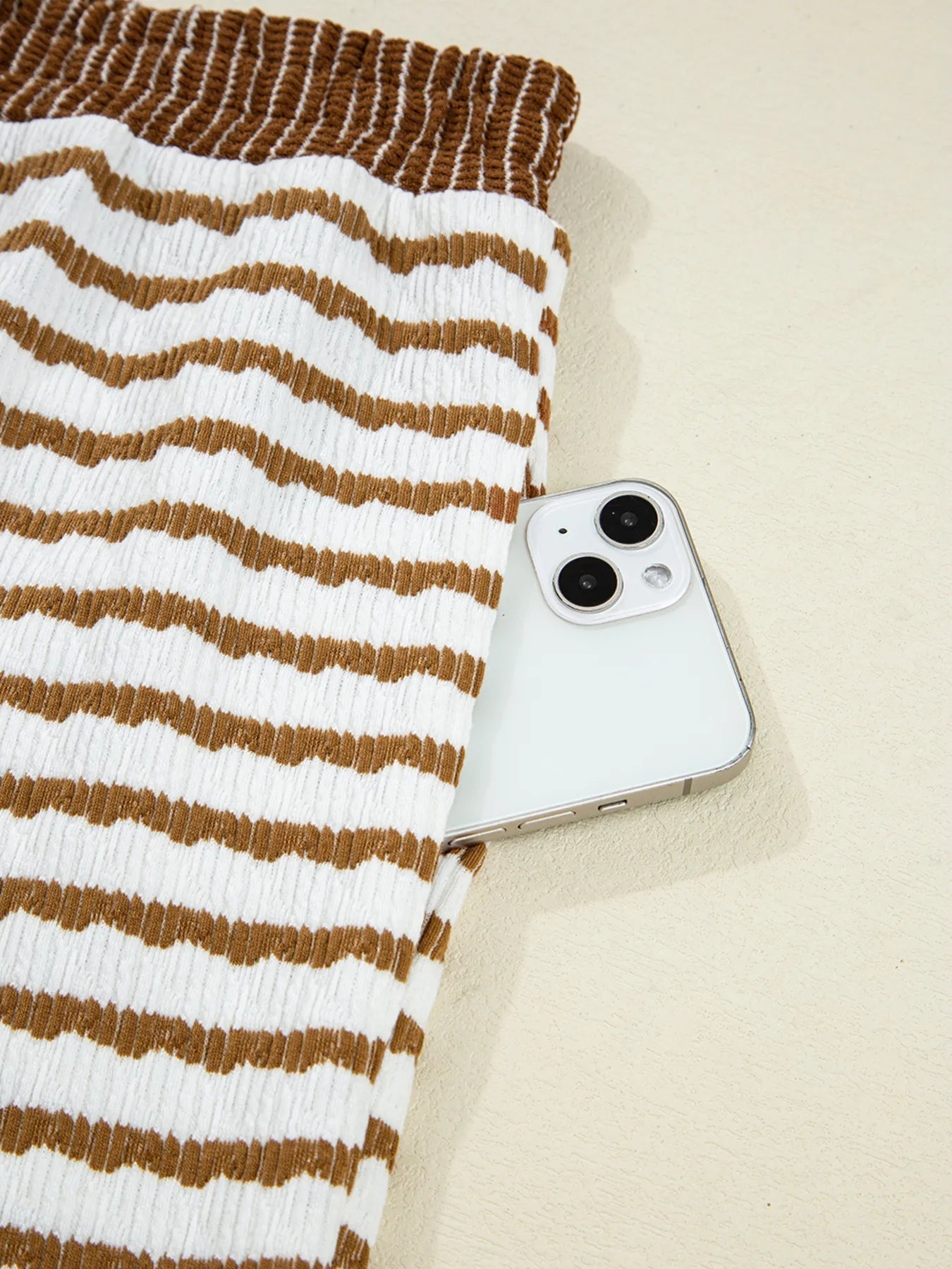 Langston Top and Pants Set - Caramel/White - Go - Dolly