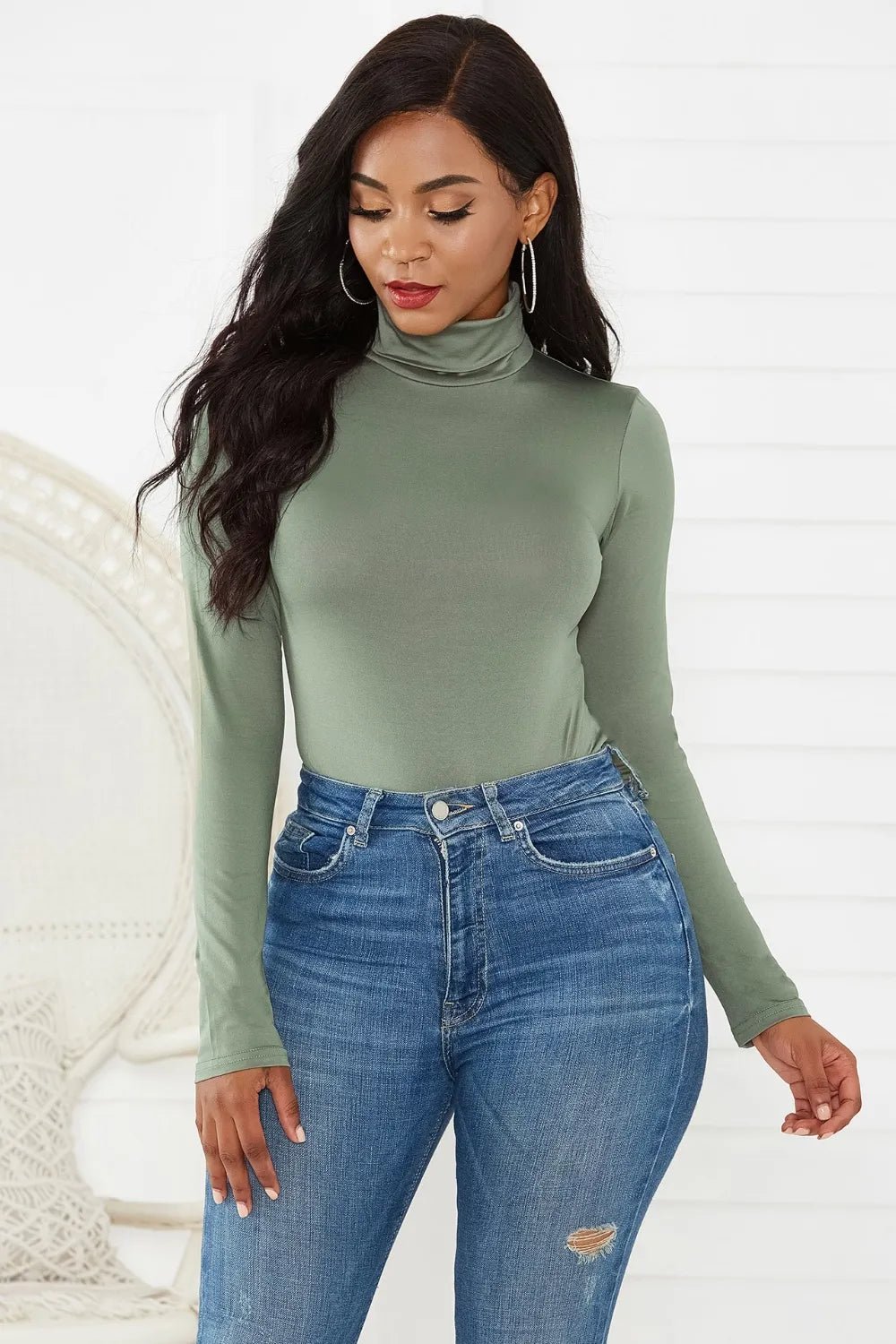 Laura Turtleneck Bodysuit - Multiple Colours - Go - Dolly