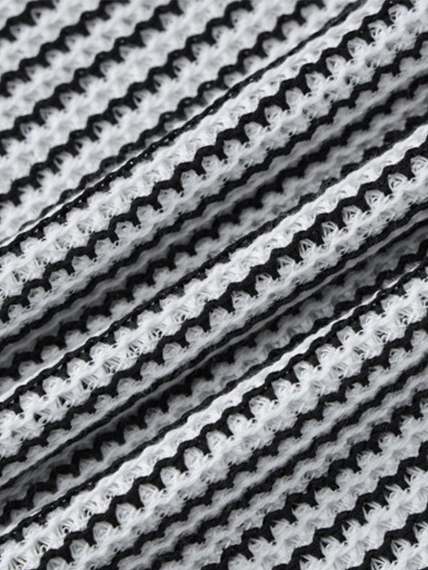 Lisette Chic Mini Dress Striped - Black and White - Go - Dolly