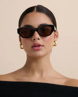 Lizzie Cat - Eye Sunglasses - Black - Go - Dolly