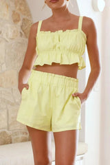 Lonara Top and Shorts Set - Multi Colour - Go - Dolly