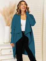 Loralee Long Sleeve Cardigan - Dusty Pink - Go-Dolly