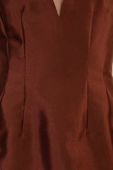 Luciana Mini Dress - Brown - Go - Dolly