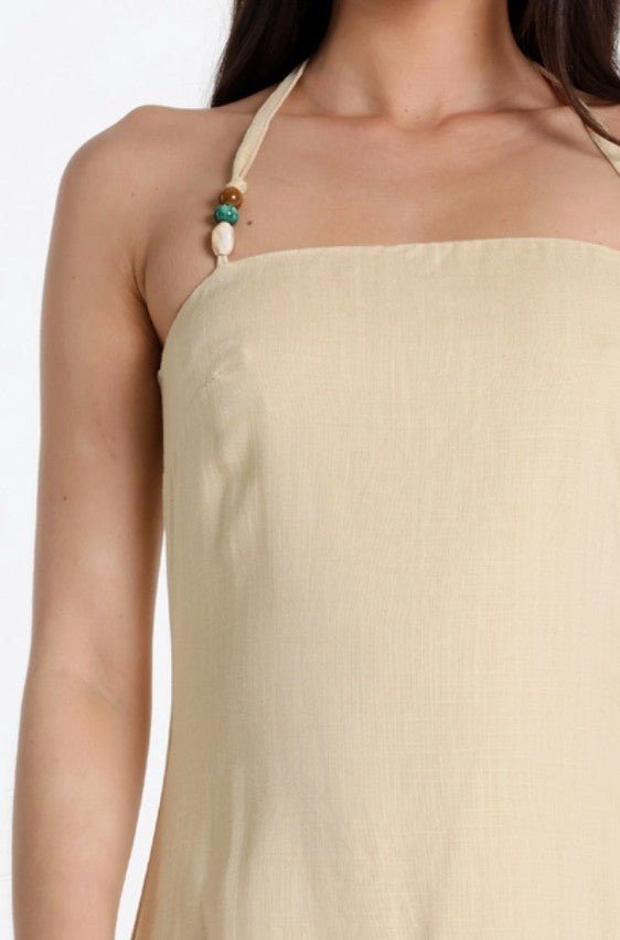 Mandy Halter Maxi Dress - Butter - Go - Dolly