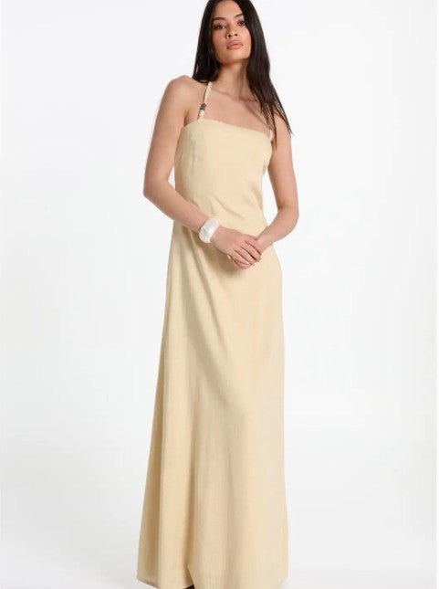 Mandy Halter Maxi Dress - Butter - Go - Dolly