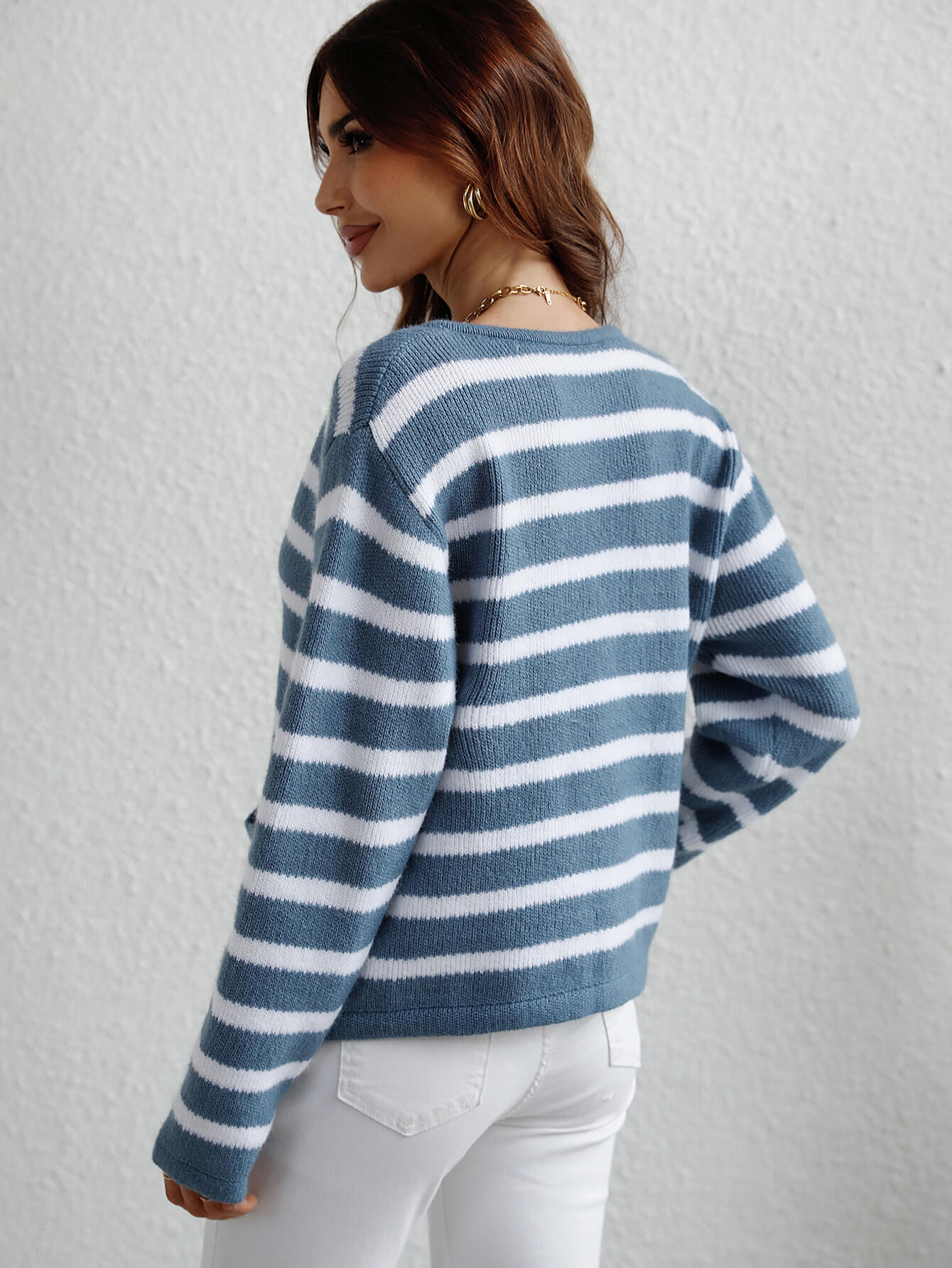 Mandy Striped Cardigan - Multiple Colours - Go - Dolly