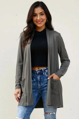 Marley Long Sleeve Cardigan - Red - Go - Dolly