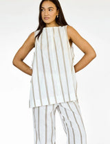 Marsh Pants - Beige Striped - Go - Dolly
