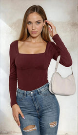 Mira Long Sleeve Bodysuit - Multiple Colours - Go - Dolly