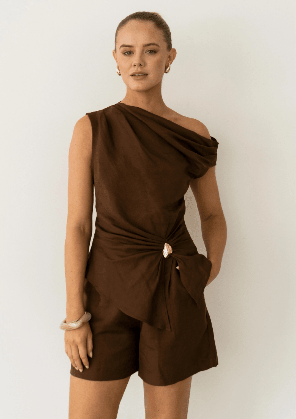 Myra Shorts - Brown - Go - Dolly