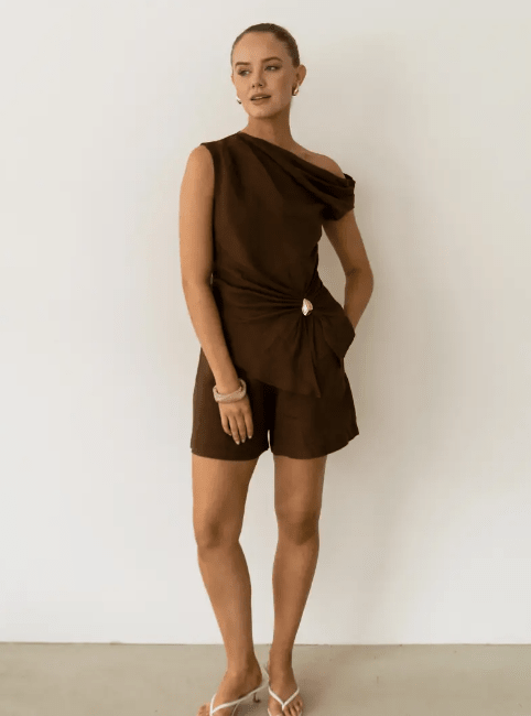 Myra Shorts - Brown - Go - Dolly