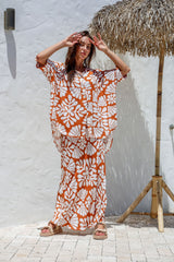 Full front-facing view of the Nahla Maxi Skirt and shirt, styled for an earthy and elevated summer vibe.