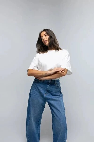 Napa Barrel Jean - Deep Vintage Blue - Go - Dolly