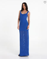 Natanya Knit Dress - Cobalt Blue - Go-Dolly