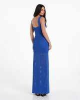 Natanya Knit Dress - Cobalt Blue - Go-Dolly