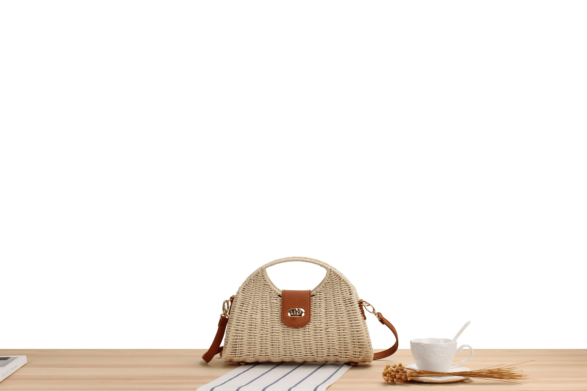 Nori Rattan Shoulder Bag - Go - Dolly