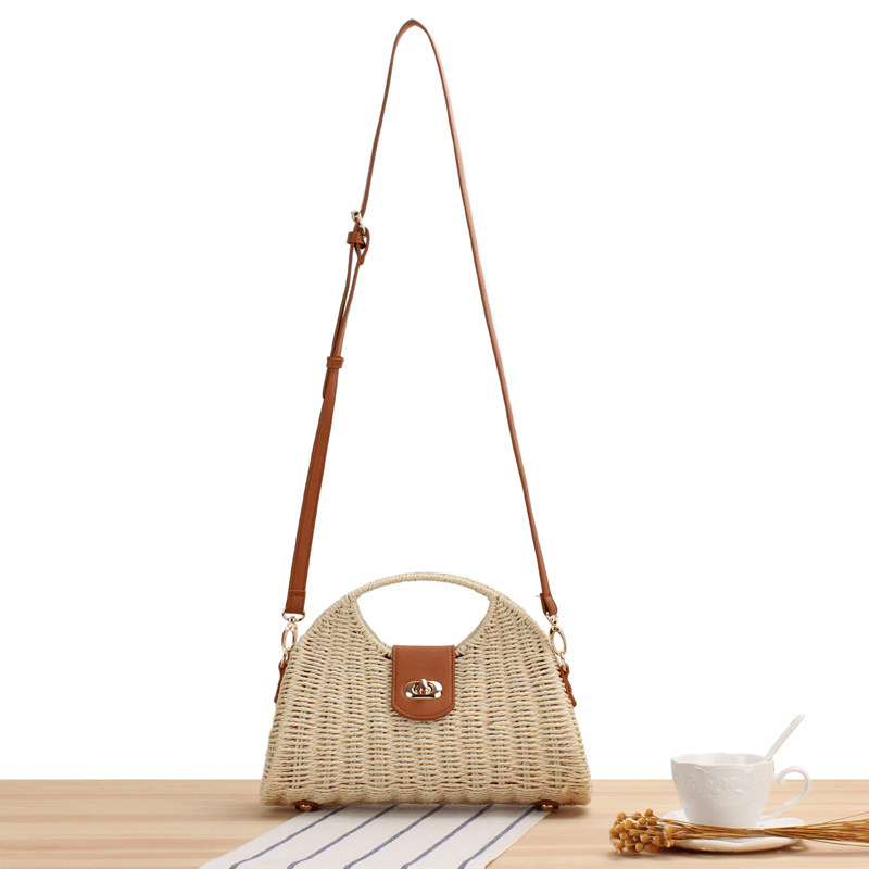 Nori Rattan Shoulder Bag - Go - Dolly