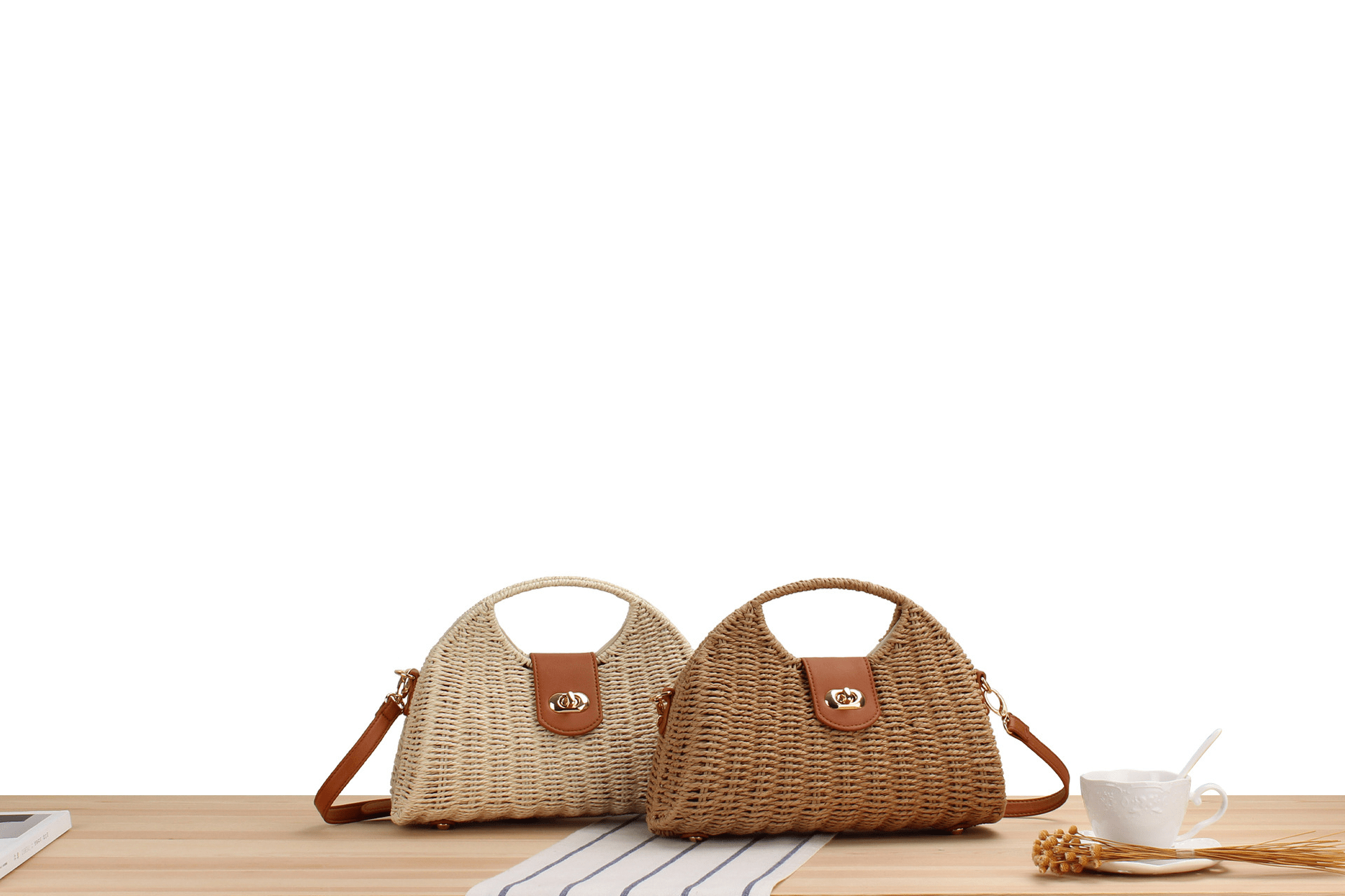 Nori Rattan Shoulder Bag - Go - Dolly