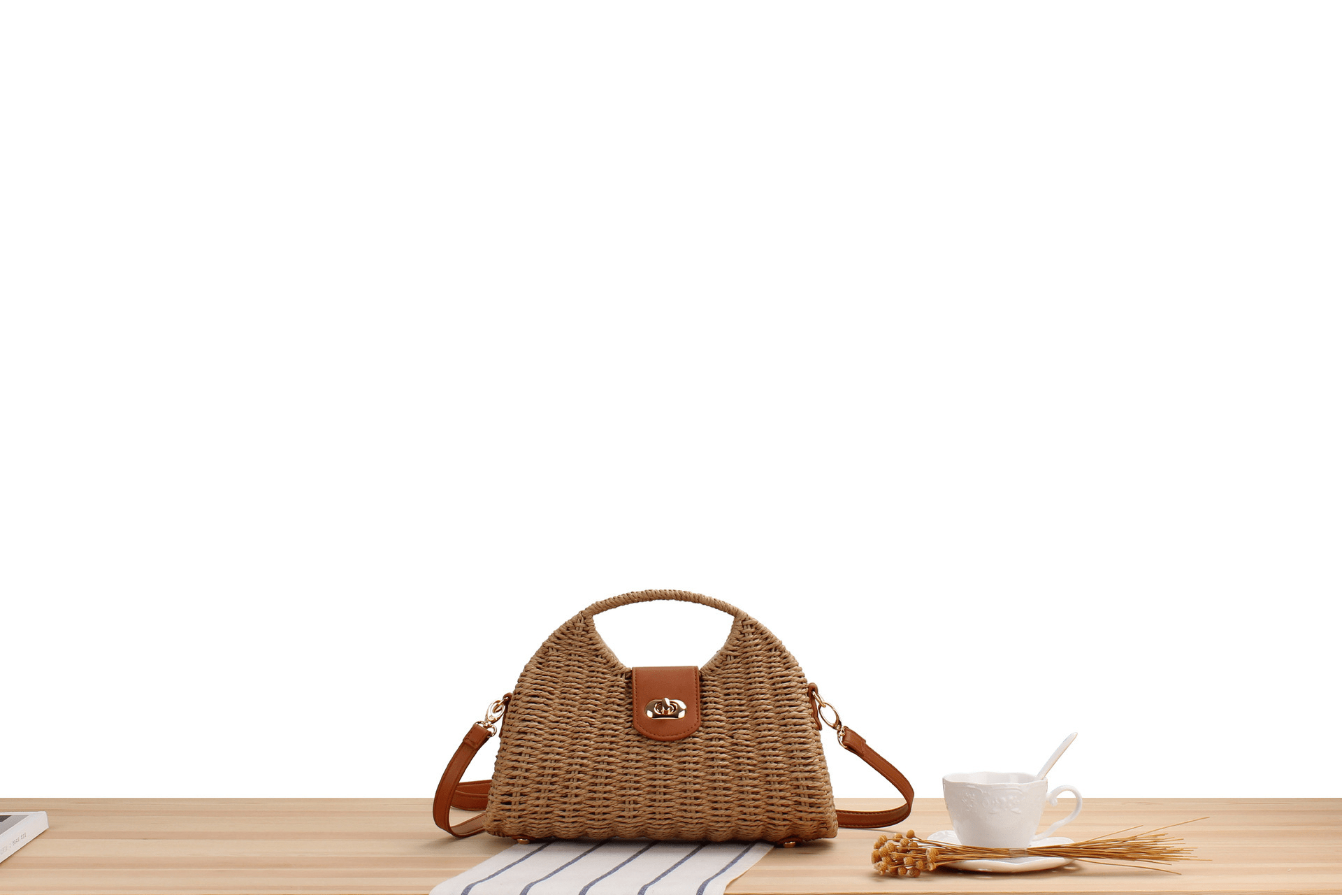 Nori Rattan Shoulder Bag - Go - Dolly
