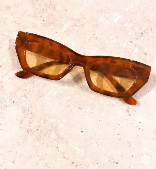 Nova Angular Cat - Eye Sunglasses - Tort - Go - Dolly