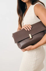 Nova Clutch Bag - Brown - Go - Dolly