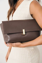 Nova Clutch Bag - Brown - Go - Dolly