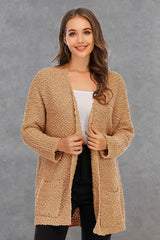 Piper Long Sleeve Cardigan - White - Go-Dolly