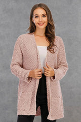 Piper Long Sleeve Cardigan - White - Go-Dolly