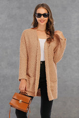 Piper Long Sleeve Cardigan - White - Go-Dolly