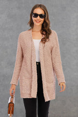 Piper Long Sleeve Cardigan - White - Go-Dolly