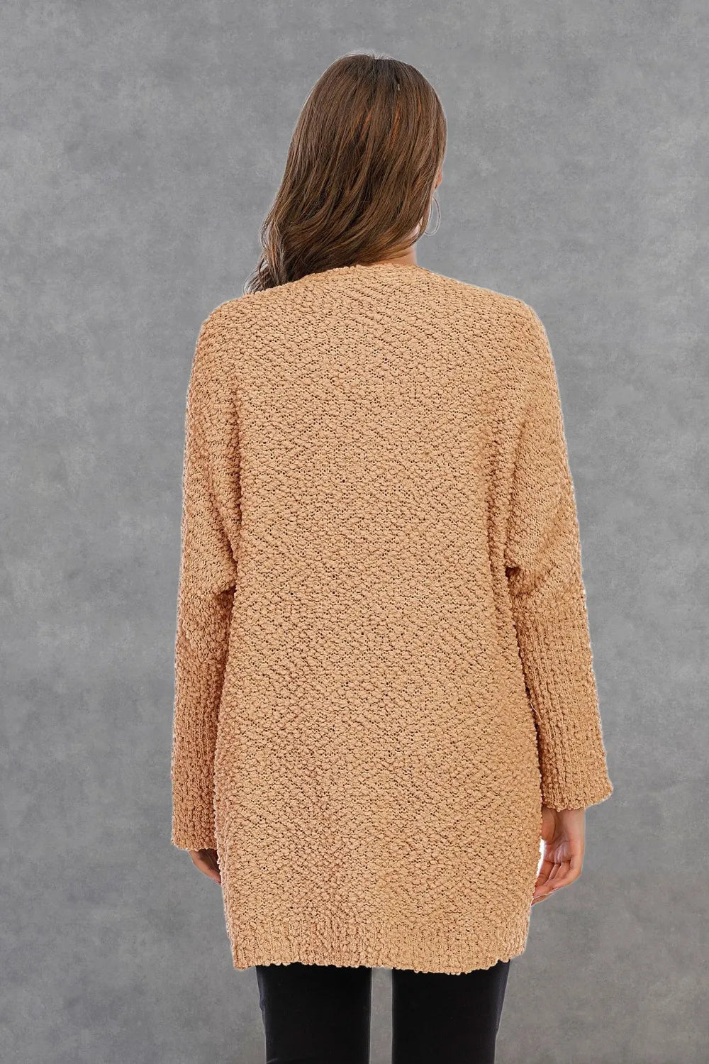 Piper Long Sleeve Cardigan - White - Go-Dolly