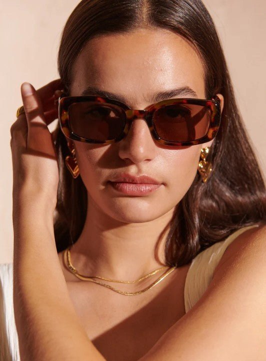 Portia Rectangular Sunglasses - Tort - Go - Dolly