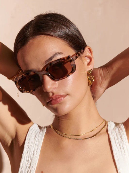 Portia Rectangular Sunglasses - Tort - Go - Dolly