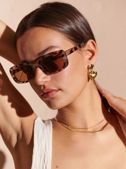 Portia Rectangular Sunglasses - Tort - Go - Dolly