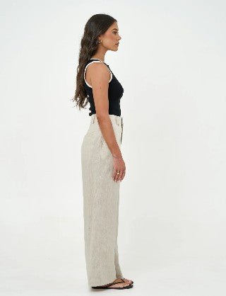 Ray Tailored Pants - Oatmeal - Go-Dolly