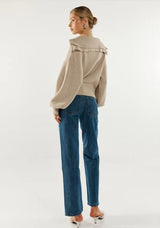 Remi Knit Jumper - Oat - Go-Dolly