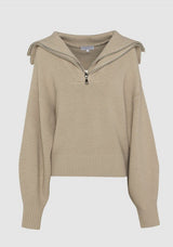 Remi Knit Jumper - Oat - Go-Dolly