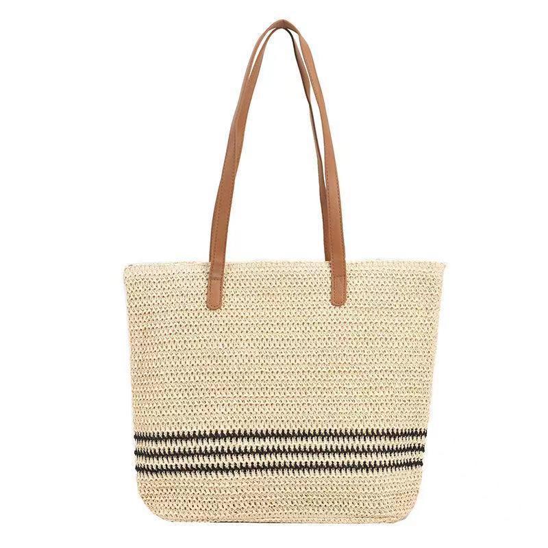 Riviera Rattan Crochet Tote Bag - Go - Dolly