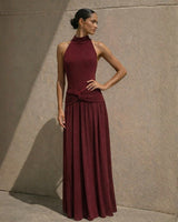 Robyn Maxi Dress - Wine - Go - Dolly